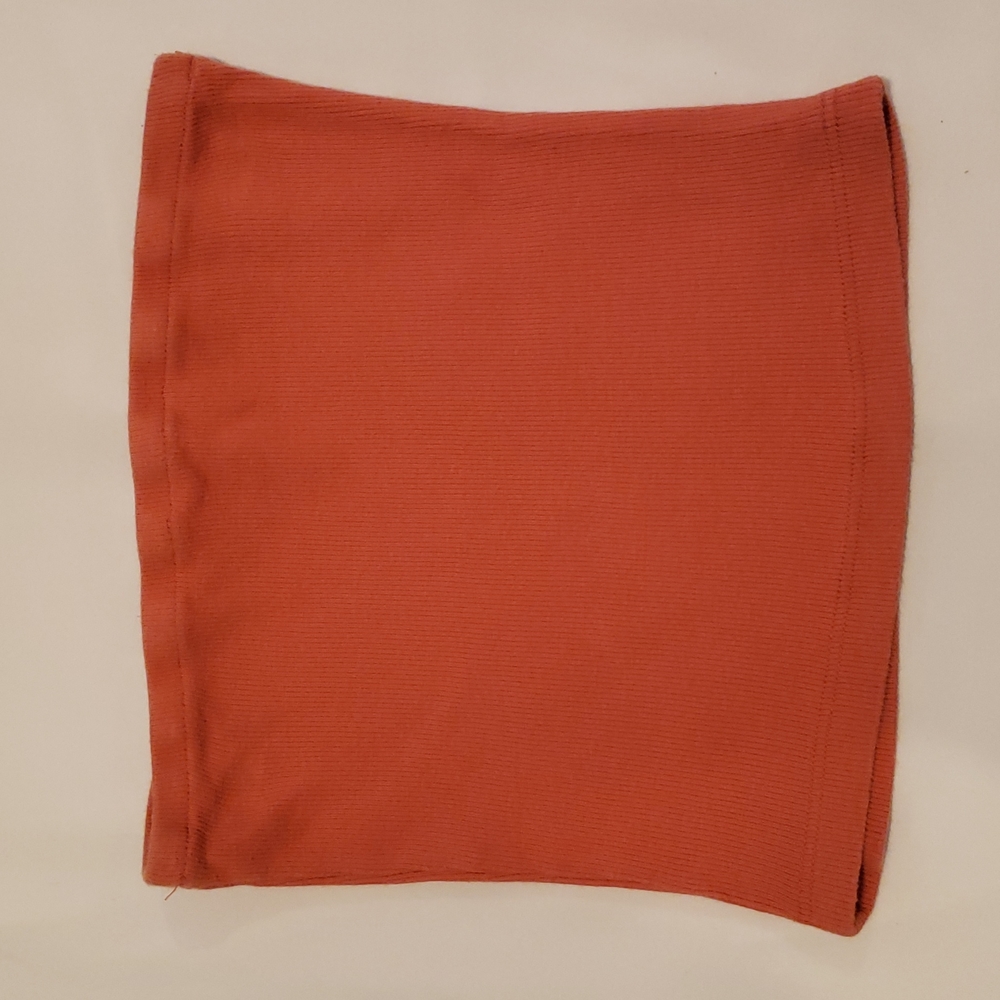 Orange/ coral tube top